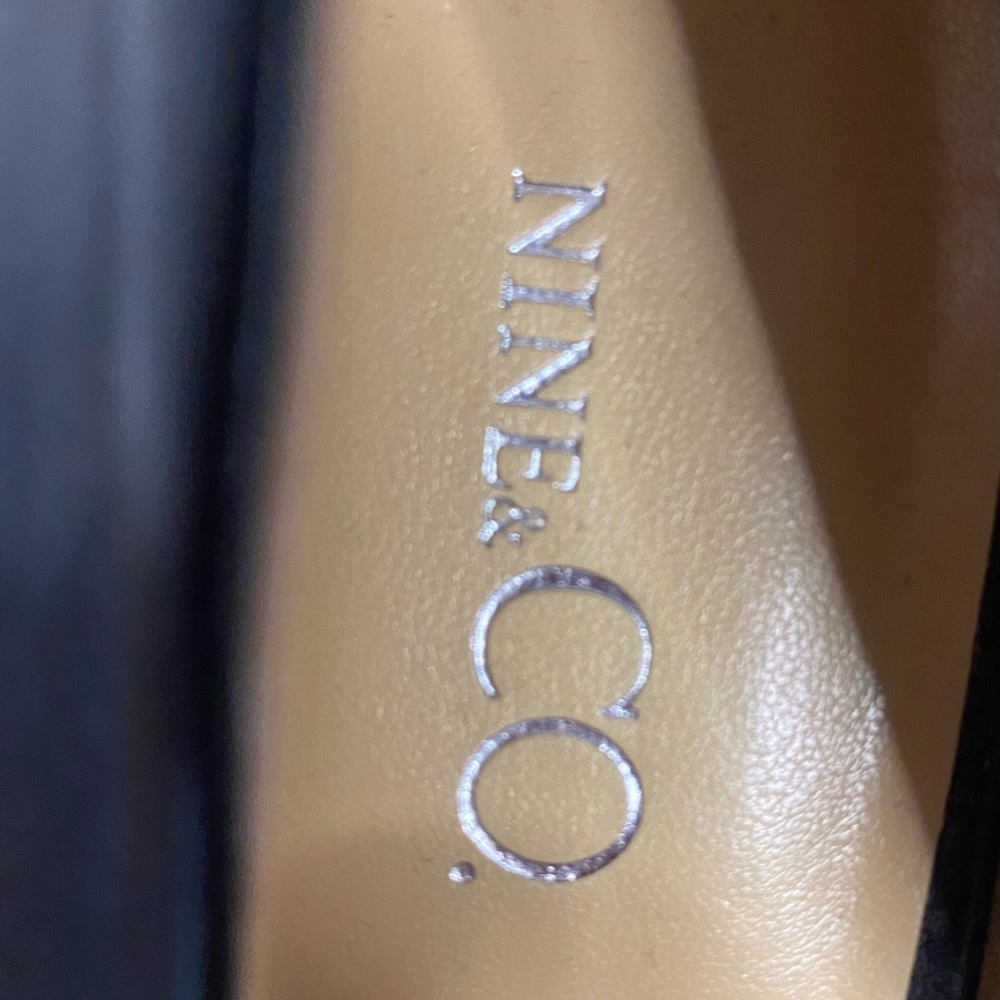 Nine & Co. Black High Heels Size 9.5 - Picture 3 of 5